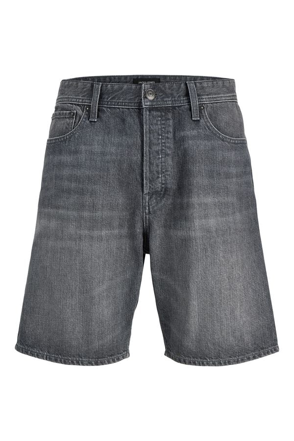 Jack & Jones Bermuda denim relaxed fit lavado gris