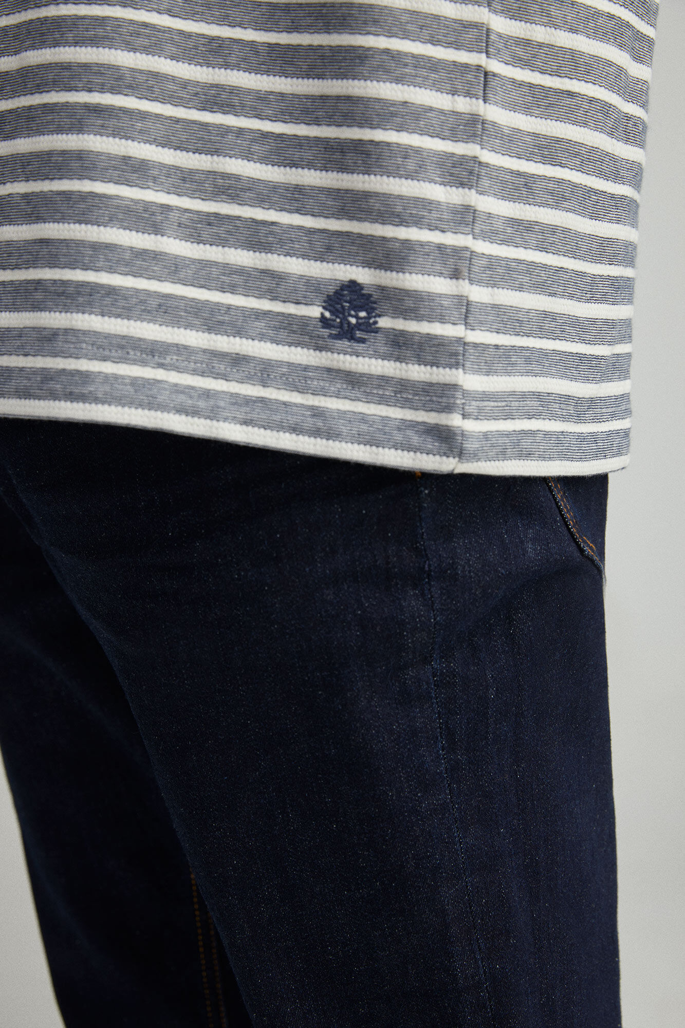 Springfield Camiseta raya estructura