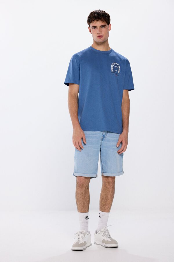 Springfield Camiseta coffe azul