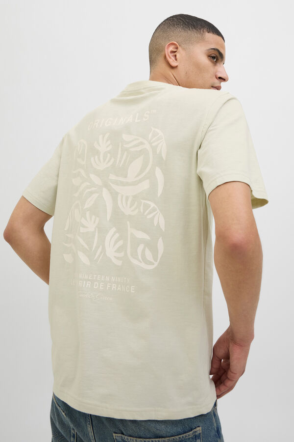 Jack & Jones Camiseta back print verde