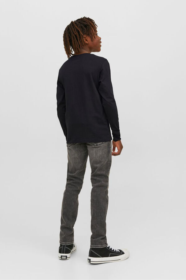 Jack & Jones Junior Camiseta estampada regular fit preto