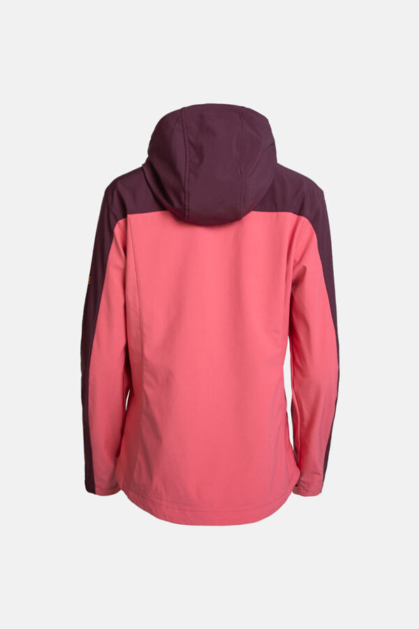 Izas Chaqueta softshell cortavientos acacia w burdeos