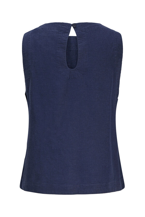 Jack & Jones Top sin mangas relaxed fit azul