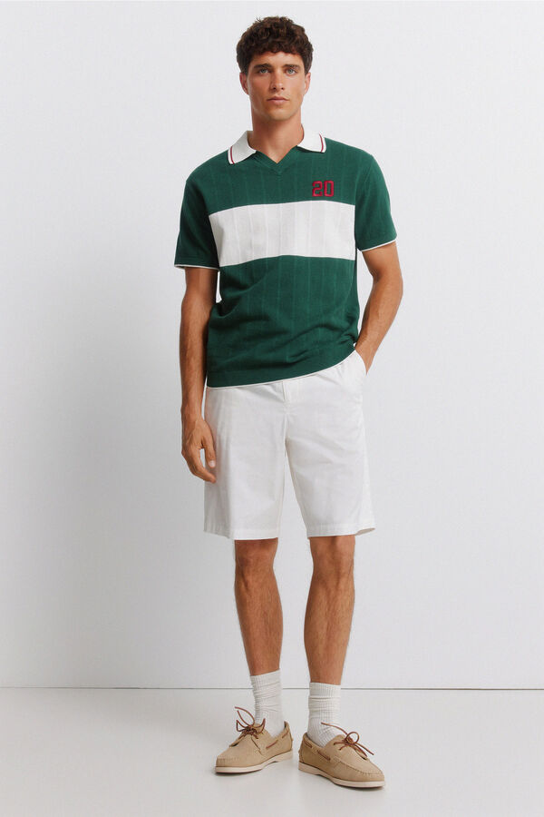 Springfield Polo deportivo contraste verde