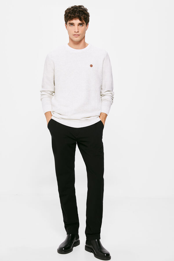 Springfield Chino piqu&eacute; negro