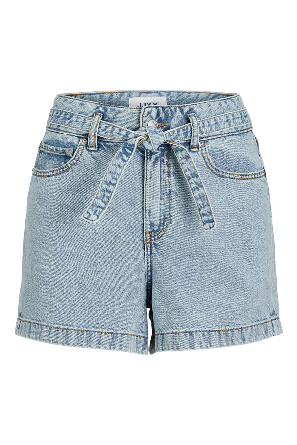 Jack & Jones Shorts jeans com la&ccedil;o azul