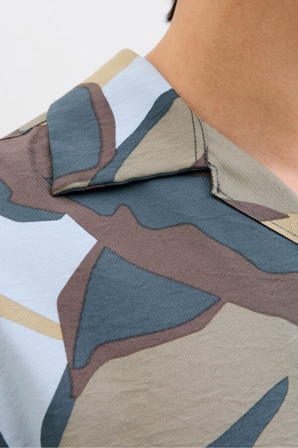 Jack & Jones PLUS Camisa estampada PLUS gris