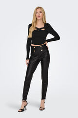 Only Leggins efecto piel negro