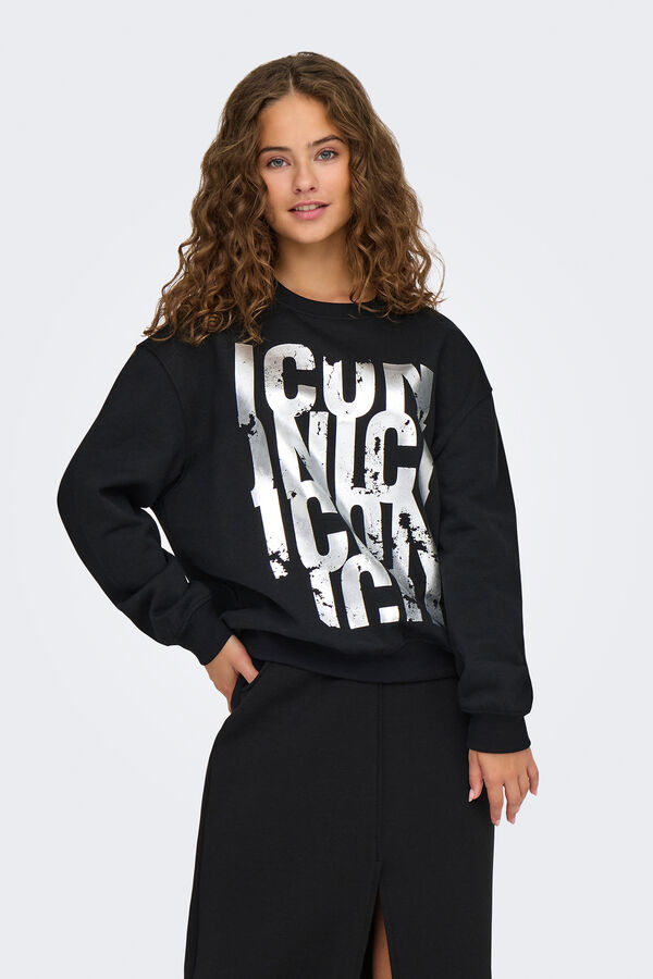 Only Sudadera de manga larga negro