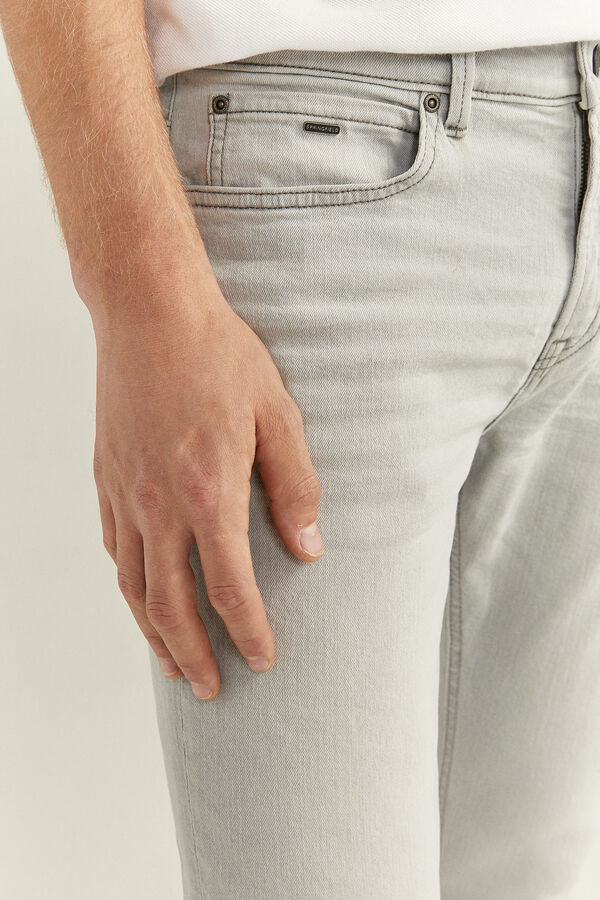 Springfield Jeans skinny gris lavado claro gris claro