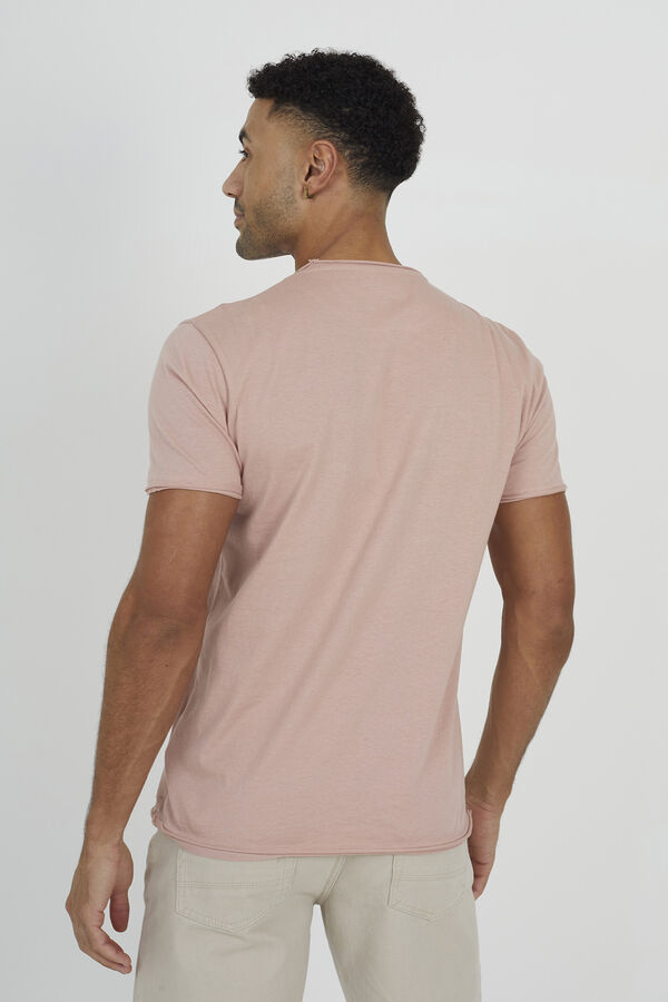 Brave Soul T-shirt b&aacute;sica de manga curta rosa