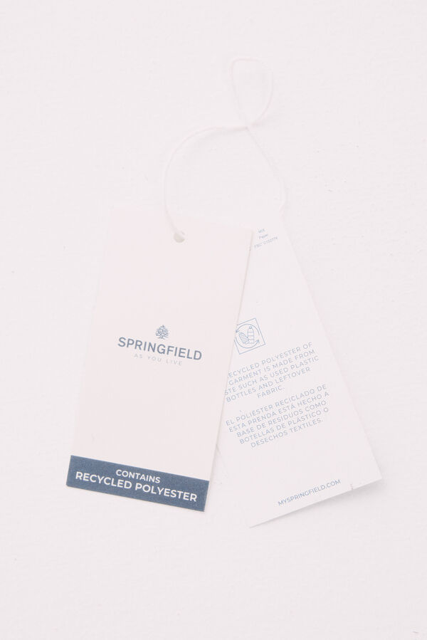 Springfield Saia longa de chiffon lurex rosa