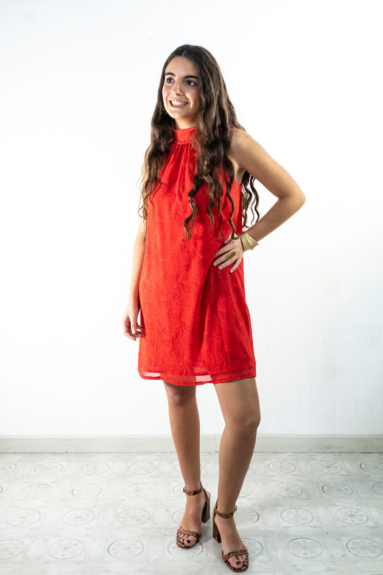 Cul Sac Vestido curto gola halter