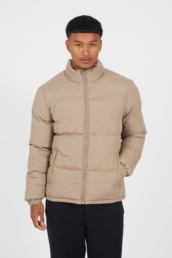 Brave Soul Chaqueta acolchada gris