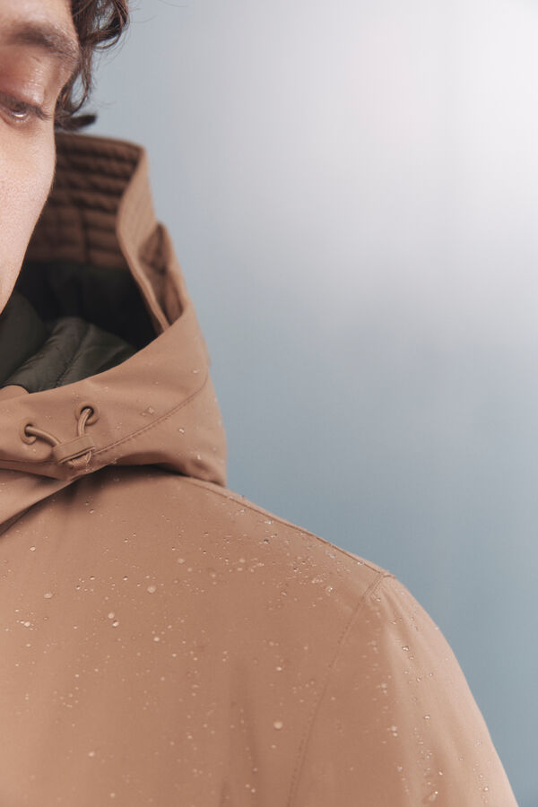 Springfield Chaqueta acolchada térmica beige