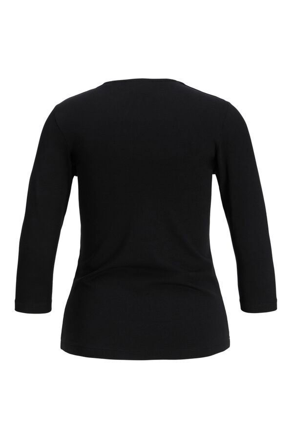 Jack & Jones Top ajustado lazo negro