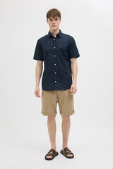 JJ REBEL Bermuda chino regular fit cinzento