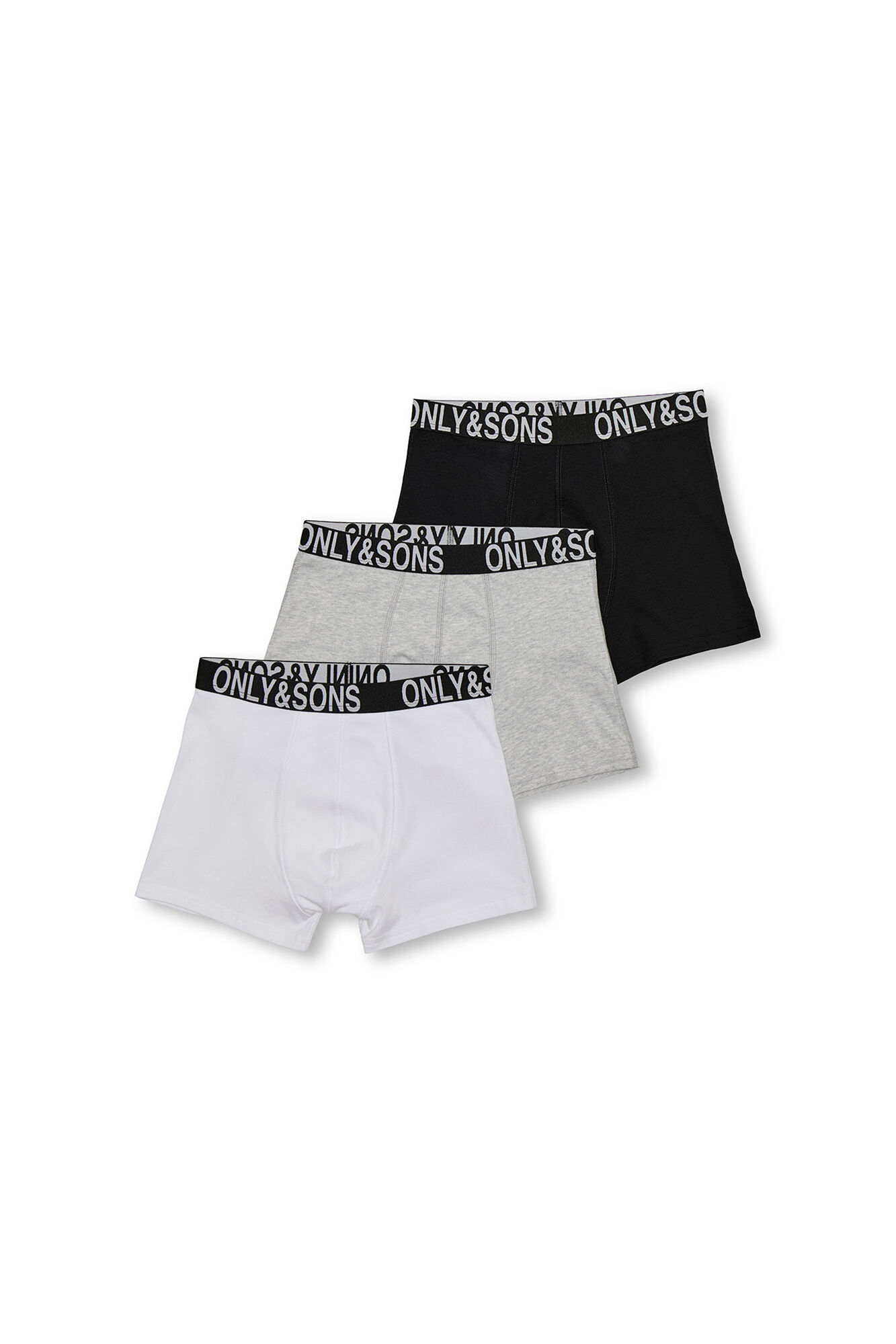 Only & Sons Junior Pacote com 3 cuecas boxer