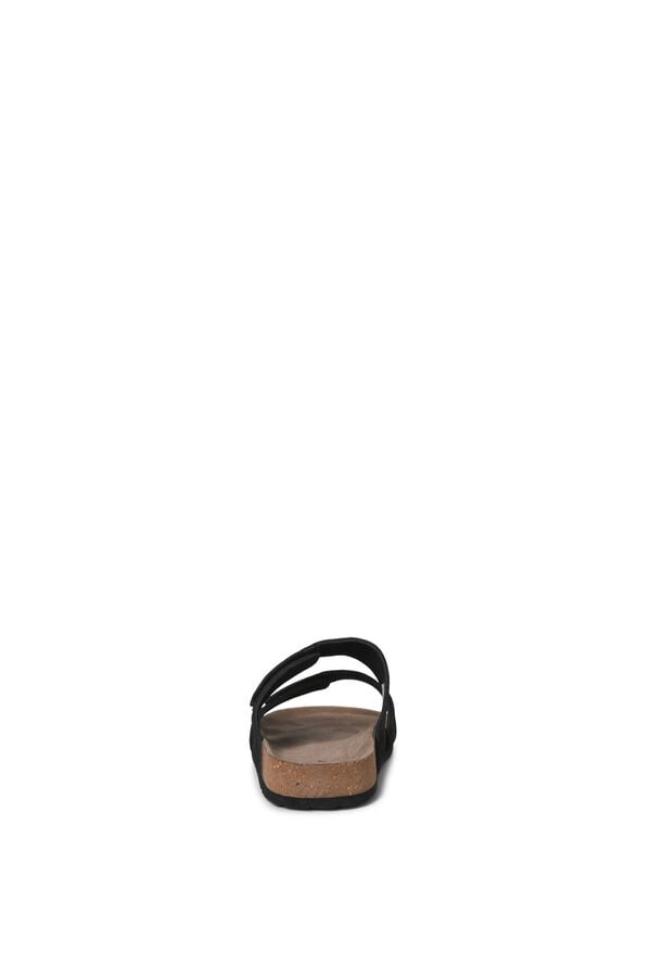 Jack & Jones Sand&aacute;lias em croute sola de borracha preto