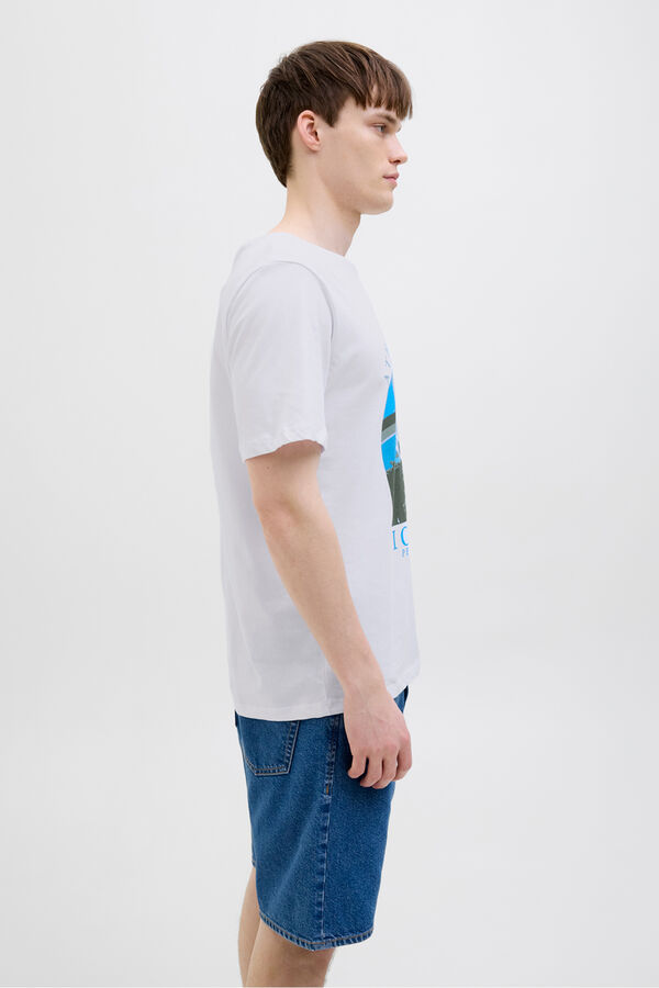JJ REBEL T-shirt regular fit branco
