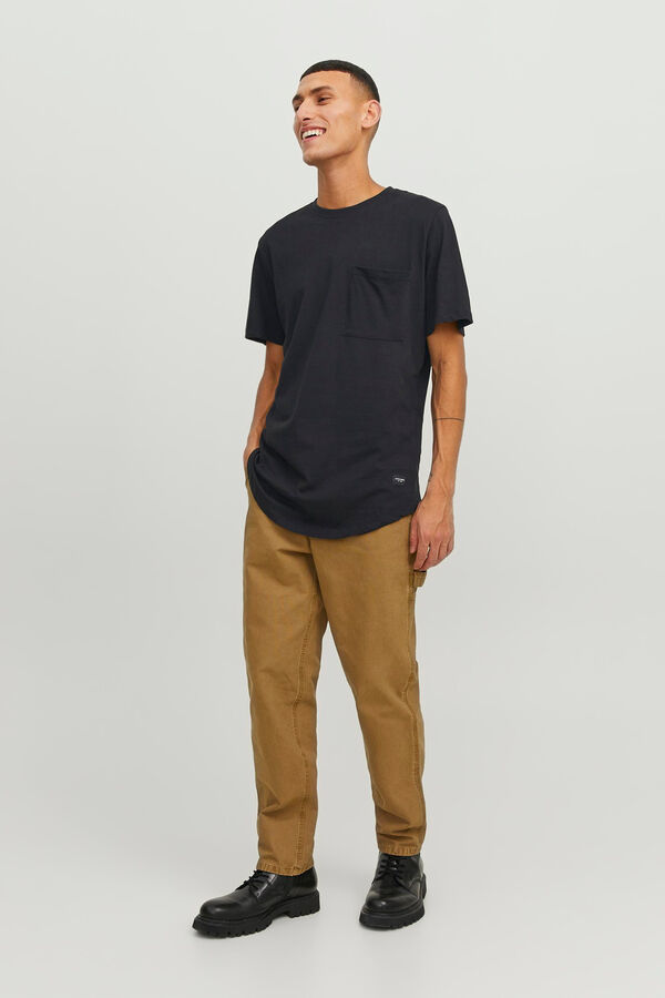 Jack & Jones Camiseta fit estándar negro