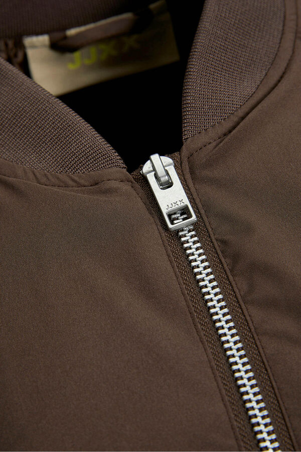 Jack & Jones Blus&atilde;o bomber castanho