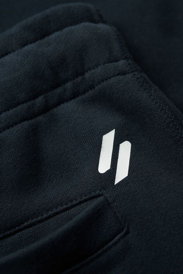 Superdry Joggers de corte afunilado com log&oacute;tipo Sportswear azul