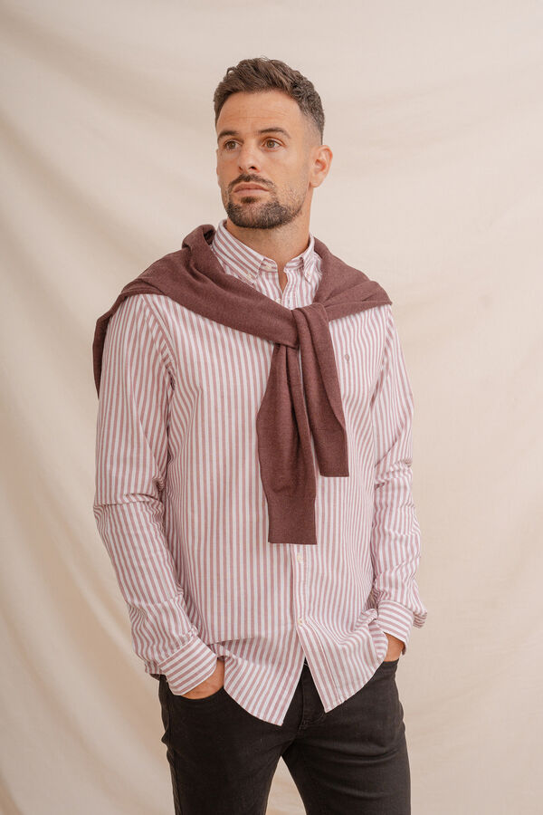 Celopman Camisa Oxford rojo