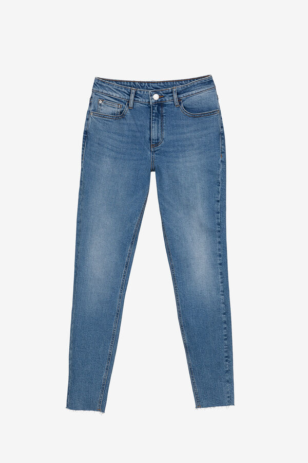 Springfield Jeans Lauren Skinny Cintura Subida azul