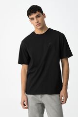 Tiffosi Camiseta B&aacute;sica negro