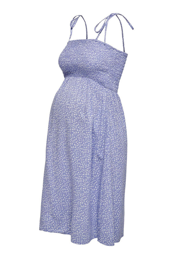 Only Maternity Vestido curto maternity sustent&aacute;vel rosa