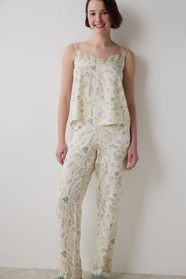 Penti Camiseta de pijama tirantes flores estampado