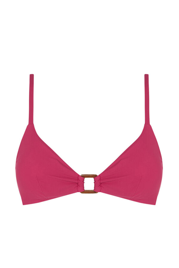 Women'secret Top bikini triangular rosa rosa