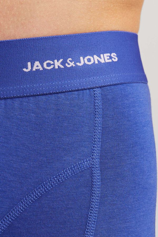 Jack & Jones Pack 3 b&oacute;xers microfibra morado/lila