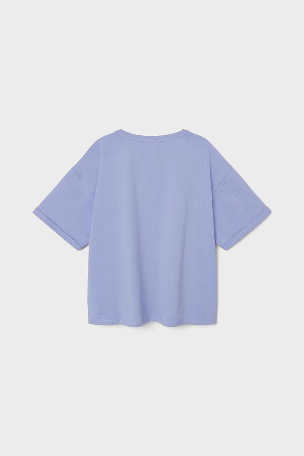 Name it T-shirt menina HAPPY rosa