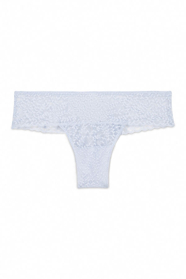 Women'secret Braga ancha brasile&ntilde;a encaje azul azul