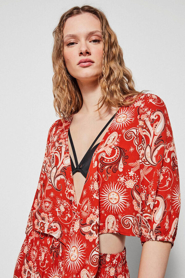 Gisela Top estampado branco