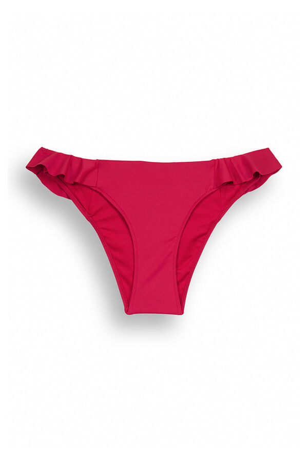 Women'secret Cueca biqu&iacute;ni cl&aacute;ssico volante vermelho vermelho