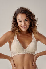 Black Limba Sujetador halter Flowery - Gardenia amarillo