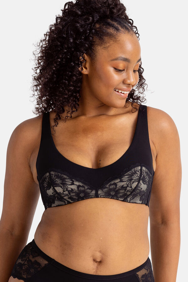 Dorina Soutien com aro n&atilde;o almofadado preto