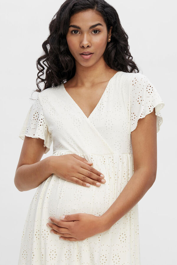 Womensecret Vestido maternity curto branco
