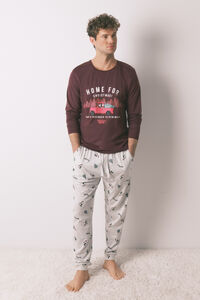 Women'secret Pijama comprido masculino Mickey Mouse 100% algod&atilde;o