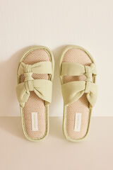 Women'secret Zapatilla casa nudo verde verde