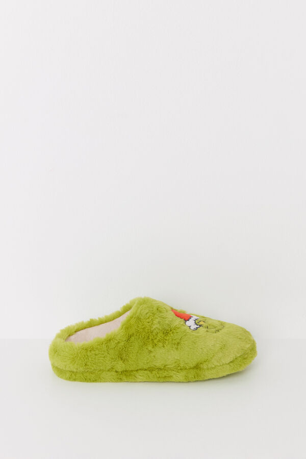 Women'secret Zapatillas casa El Grinch verde