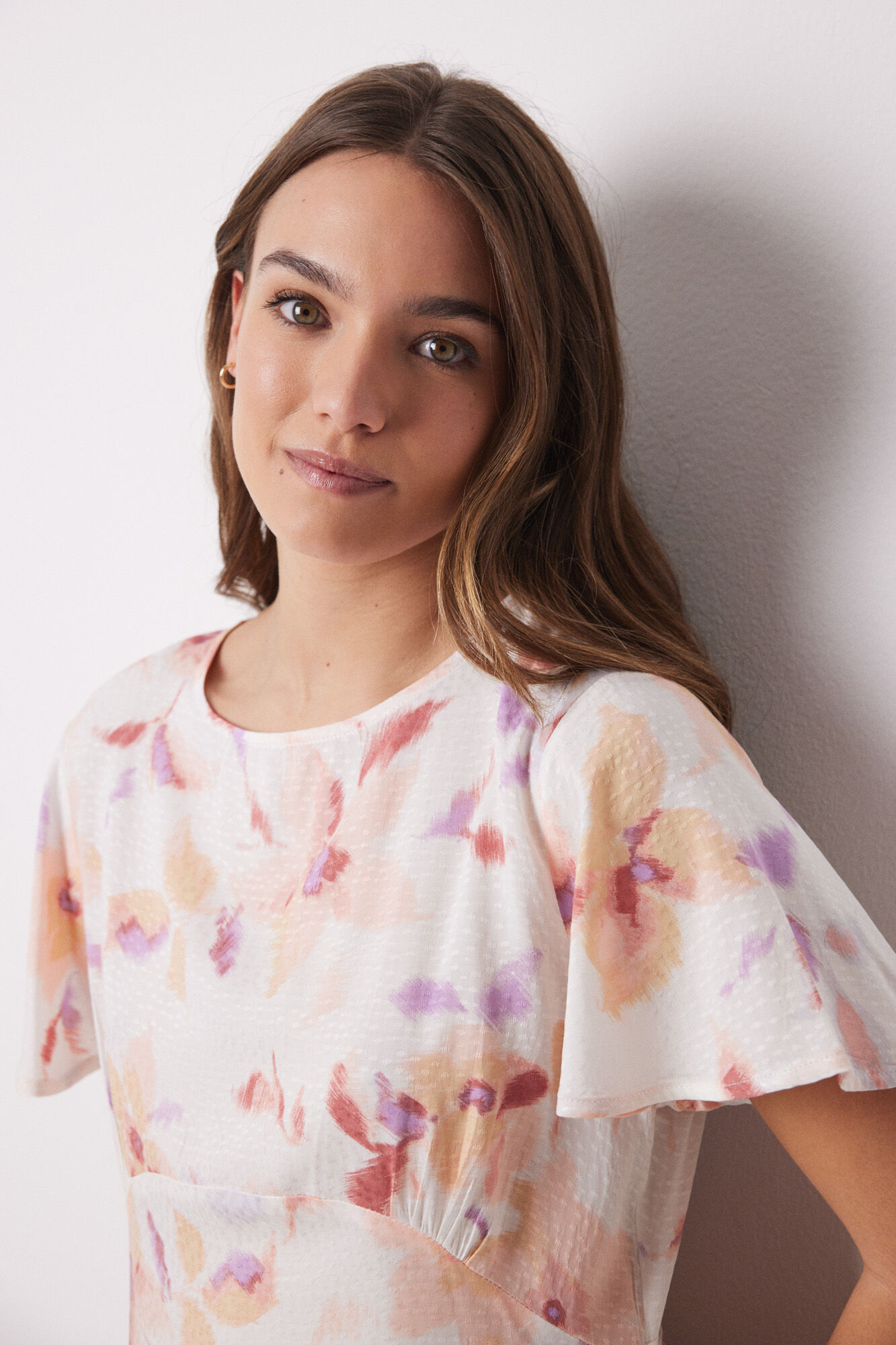 Women'secret Vestido midi viscosa print flores