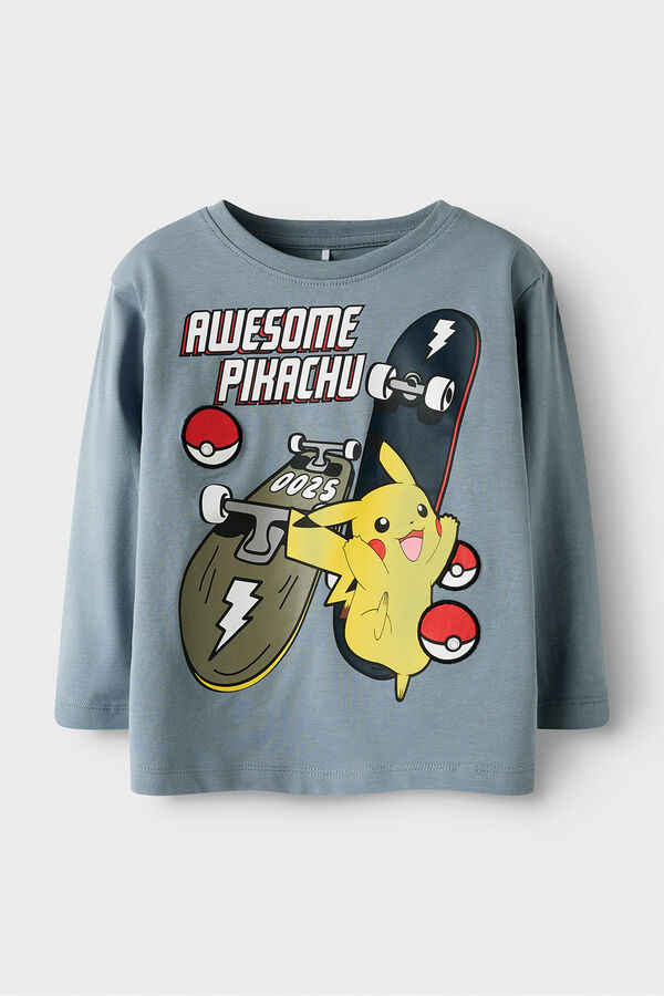 Name it Camiseta de Pokemon de ni&ntilde;o azul