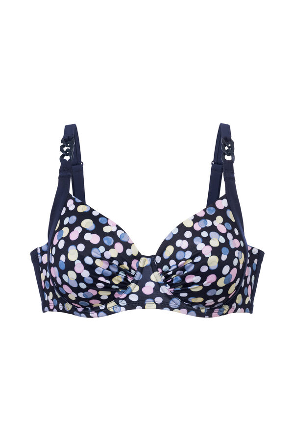 Dorina Top de biquíni não almofadado azul