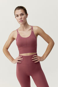 Born Living Yoga Top Kamay Deco Pink