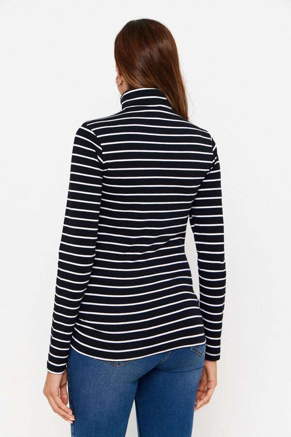 Mamalicious T-shirt de gola alta de dupla função preto