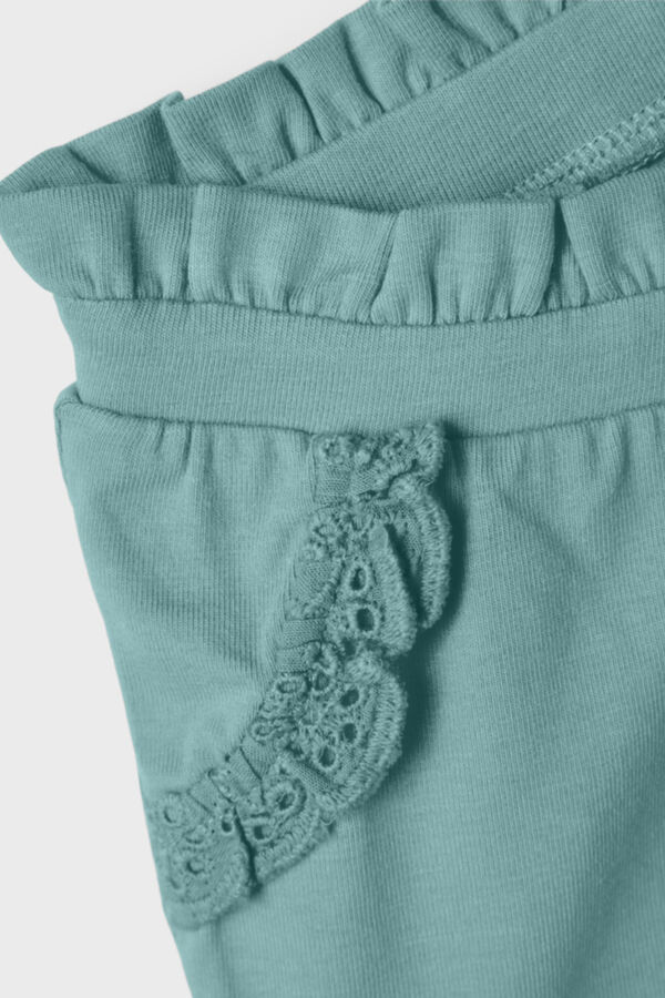Womensecret Shorts de algodón bebé niña  turquesa